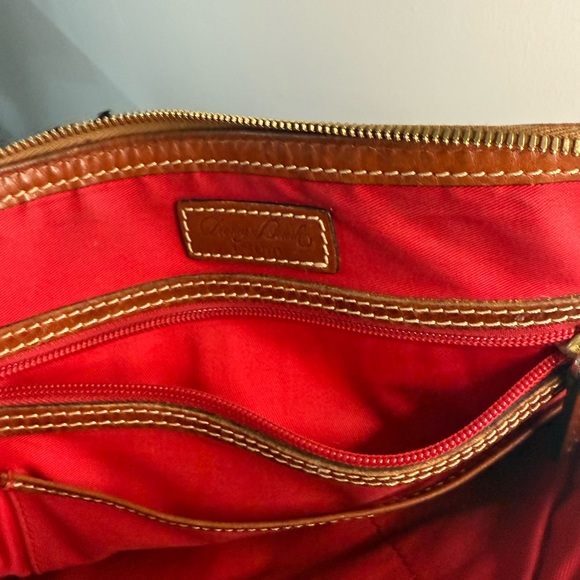 Dooney & Bourke Brown Leather Satchel - Picture 7 of 12